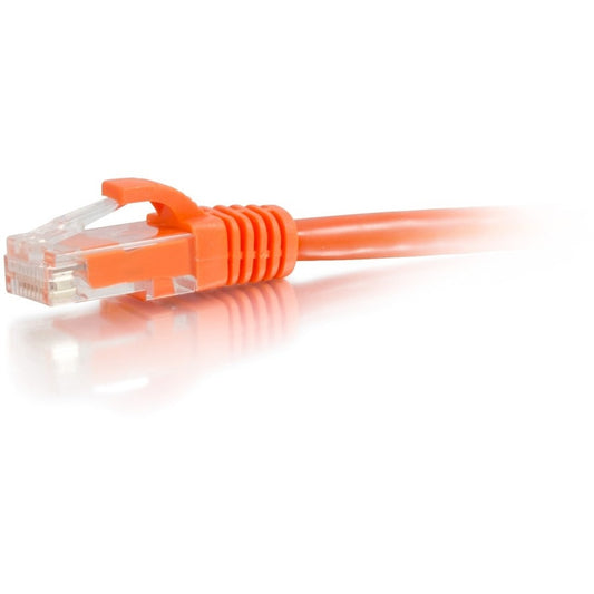 Câble Ethernet réseau Cat6a anti-accroc non blindé (UTP) C2G de 4 pieds - Orange 50839