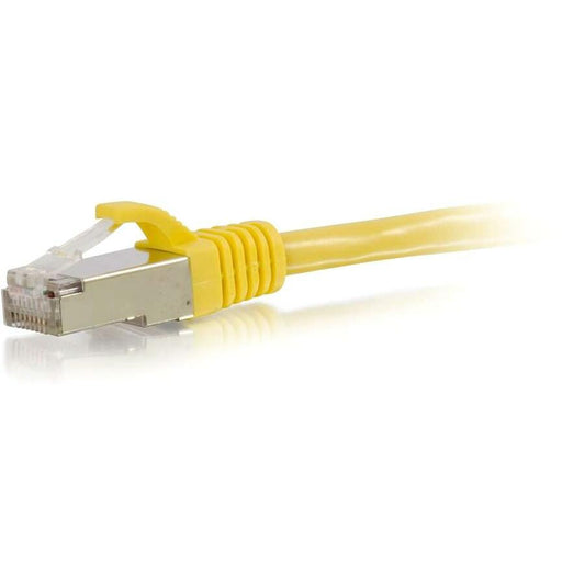 Câble Ethernet Cat6 C2G 7 pieds - Blindé sans accroc (STP) - Jaune 00865