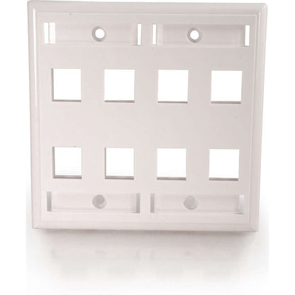 Façade réseau/multimédia Keystone C2G 8 prises 03415