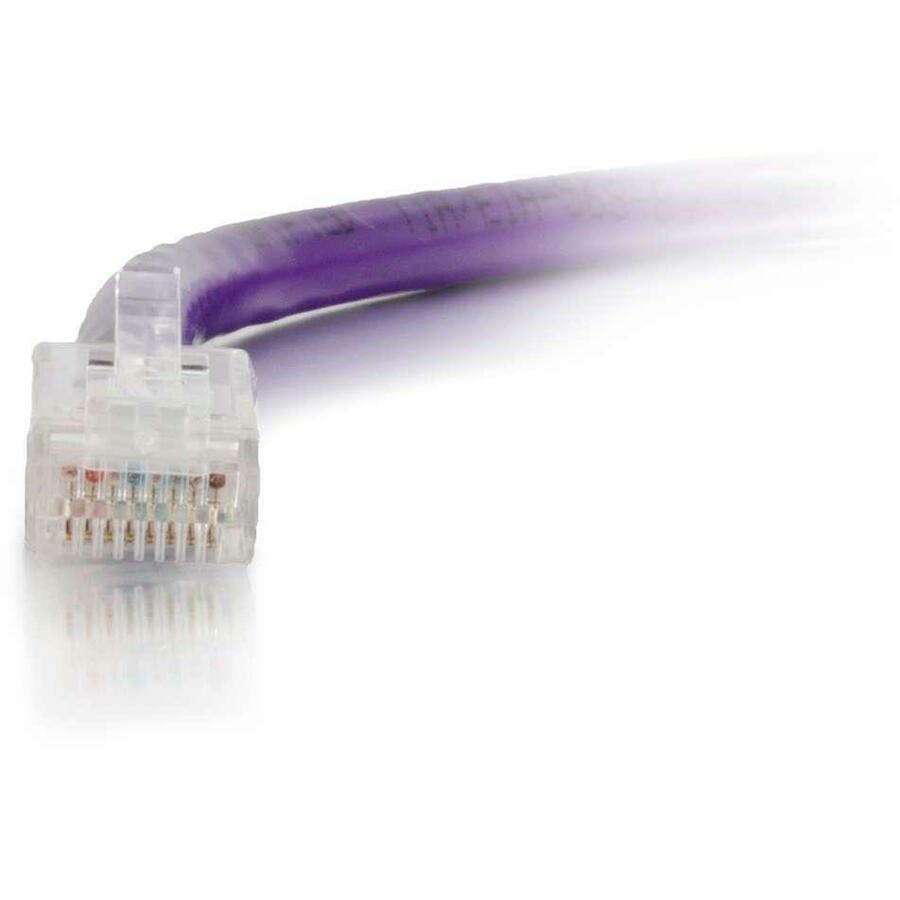 Câble de raccordement réseau non blindé UTP Cat6 non gainé C2G de 8 pieds - Violet 04218
