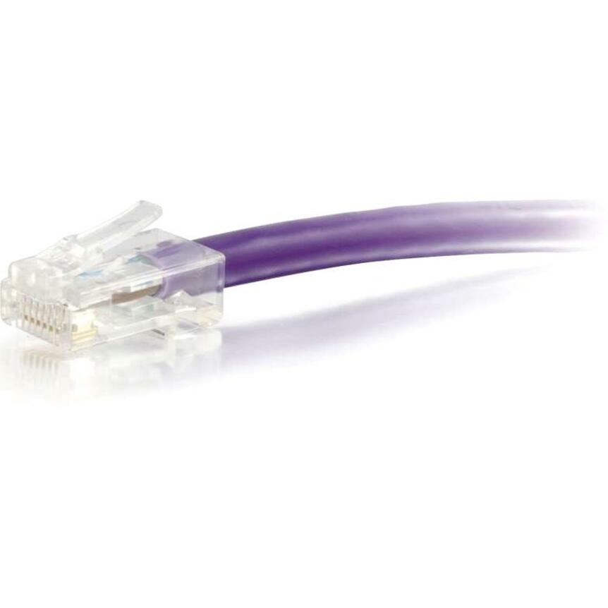 Câble de raccordement réseau non blindé UTP Cat6 non gainé C2G de 8 pieds - Violet 04218