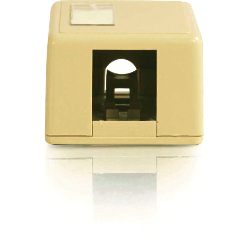 C2G 1 Socket Keystone Jack Surface Mounting Box 03830