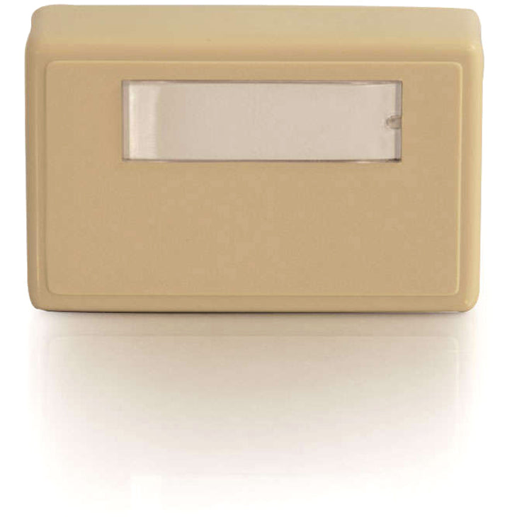 C2G 1 Socket Keystone Jack Surface Mounting Box 03830