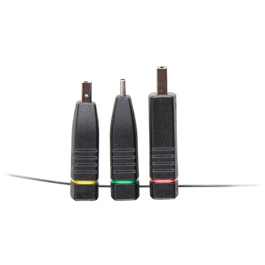 Adaptateur de table rétractable C2G 4K HDMI Ring - Code couleur mDP, DP, USB C 29880