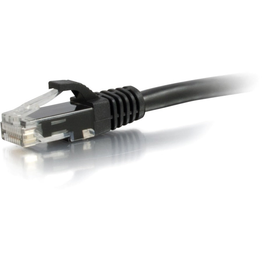 Câble de raccordement réseau C2G Cat5e 6 pouces sans accroc non blindé (UTP) - Noir 00933