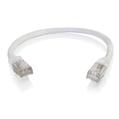 Câble de raccordement réseau blindé anti-accroc Cat6 de 6 po C2G (STP) - Blanc 00987