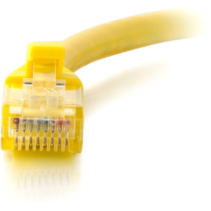 Câble de raccordement réseau C2G Cat6 6 pouces sans accroc non blindé (UTP) - Jaune 00956