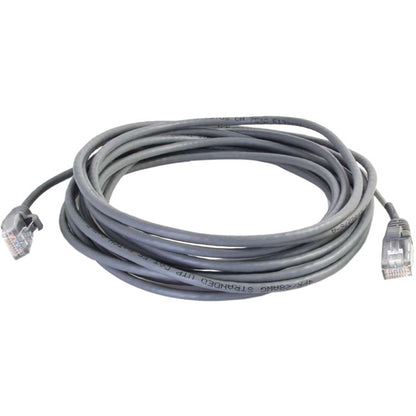 Câble de raccordement réseau fin C2G Cat5e 10 pieds sans accroc non blindé (UTP) - Gris 01047