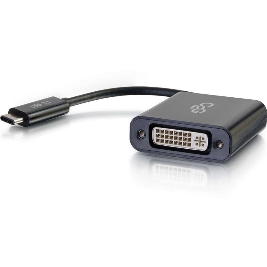 Adaptateur convertisseur vidéo USB-C vers DVI-D C2G - Noir 29483