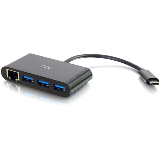 Hub USB C Ethernet et USB 3 ports C2G - Noir 29747