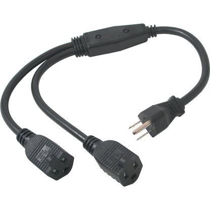 C2G 1-TO-2 Power Cord Splitter 29802