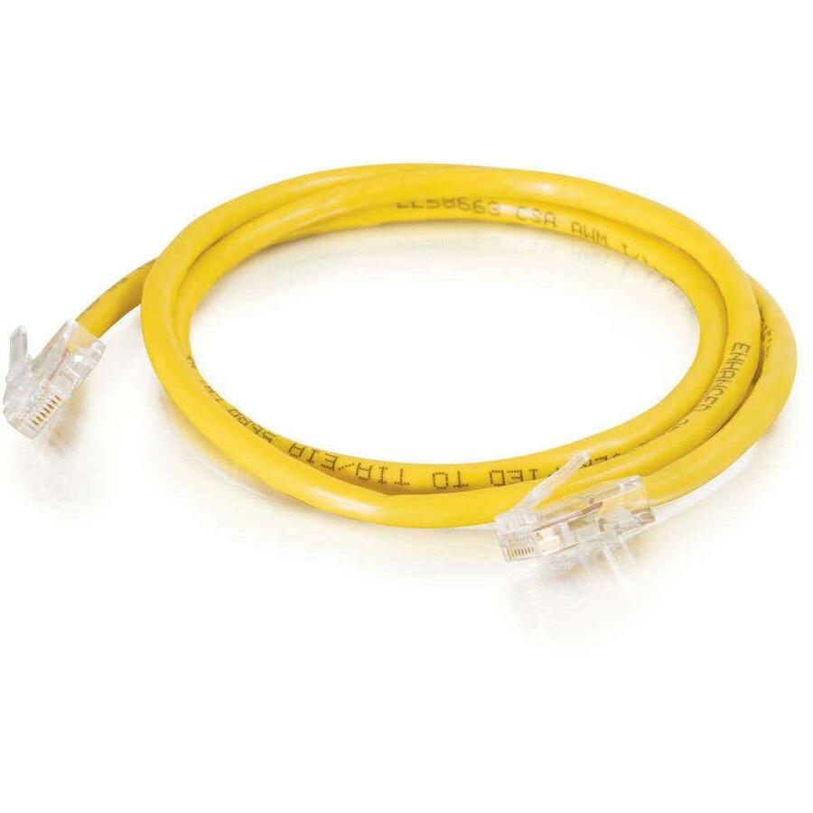 Câble de raccordement réseau UTP croisé non blindé Cat5e C2G 7 pi - Jaune 24511