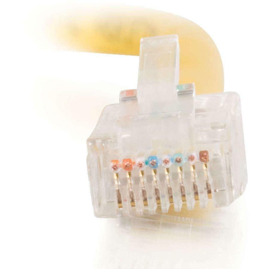 Câble de raccordement réseau UTP croisé non blindé Cat5e C2G 7 pi - Jaune 24511