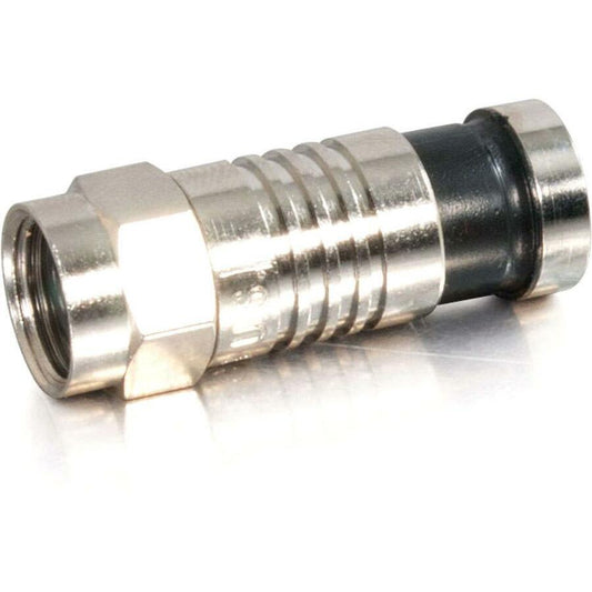 Connecteur de compression type F RG59 de C2G Impact Acoustics avec joint torique 41130