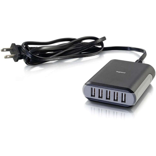 Chargeur mural USB 5 ports C2G - Adaptateur secteur vers USB, sortie 5 V 8 A 20278