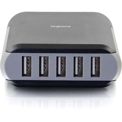 Chargeur mural USB 5 ports C2G - Adaptateur secteur vers USB, sortie 5 V 8 A 20278