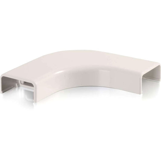 Coude plat conforme au rayon de courbure C2G Wiremold Uniduct 2800, blanc anti-brouillard 16099