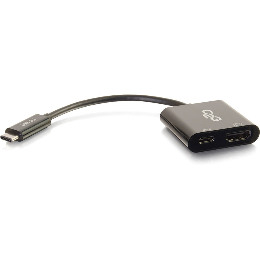 Adaptateur convertisseur USB C vers HDMI A/V C2G avec alimentation 4K 30 Hz - Noir 29531