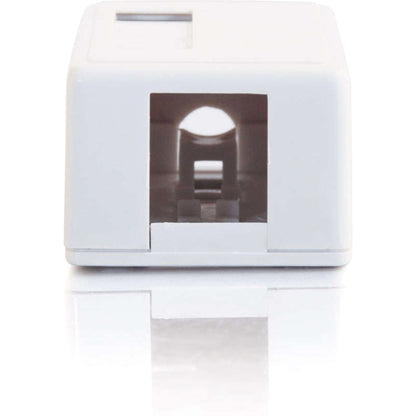 C2G 1 Socket Keystone Jack Surface Mounting Box 03831