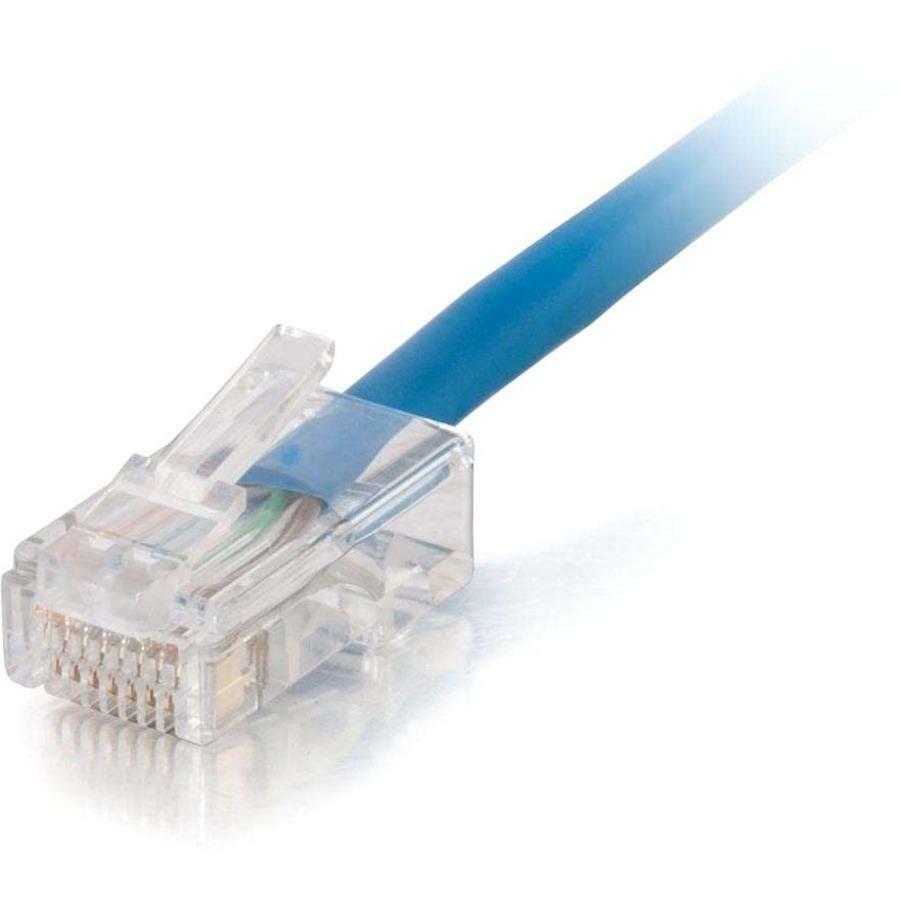 Câble de raccordement réseau UTP non blindé Cat5e non gainé C2G de 25 pieds - Bleu 15246