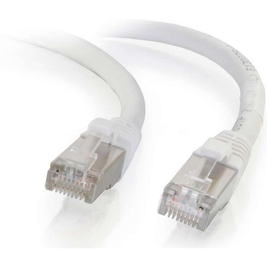 Câble Ethernet Cat6 C2G 6 pieds - Blindé sans accroc (STP) - Blanc 00919