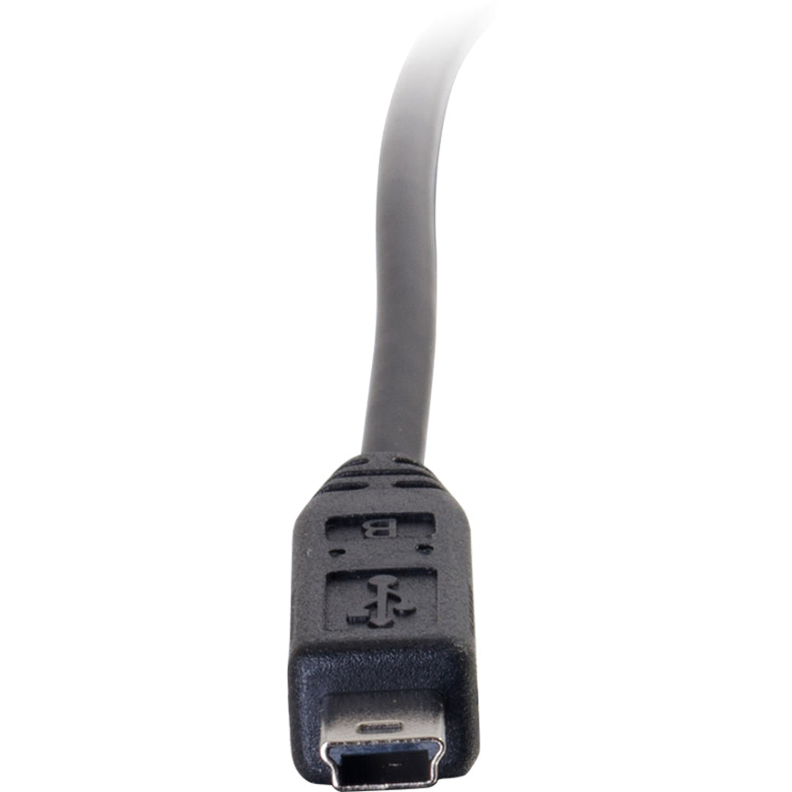 Câble USB 2.0 USB-C vers USB-Mini B M/M de 1,8 m de C2G - Noir 28855