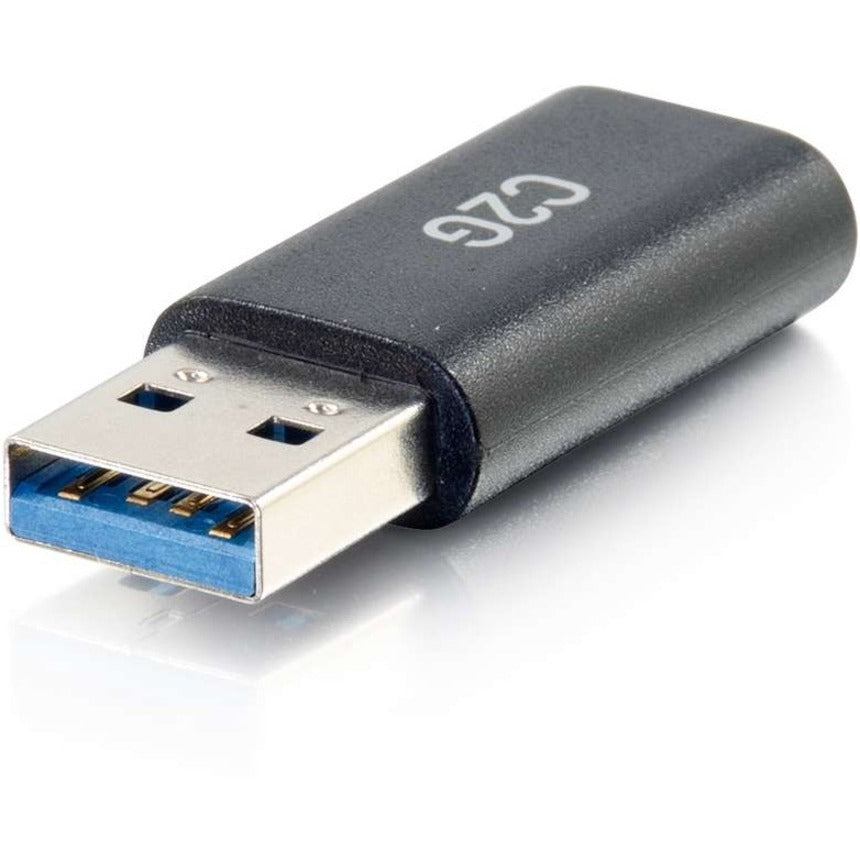 Adaptateur convertisseur USB C vers USB A SuperSpeed ​​USB 5 Gbit/s C2G - Femelle vers mâle 54427