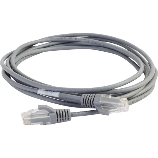 Câble Ethernet Cat6 C2G 5 pieds - Mince - Sans accroc non blindé (UTP) - Gris 01091