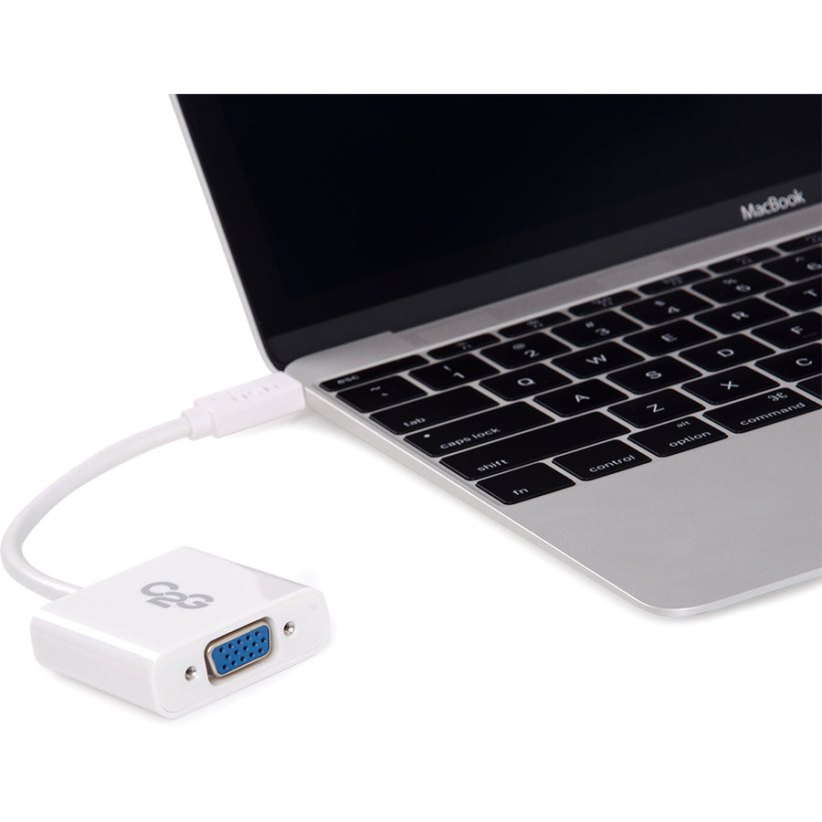 C2G USB-C to HDMI or VGA Audio/Video Adapter Kit for Apple MacBook 30003