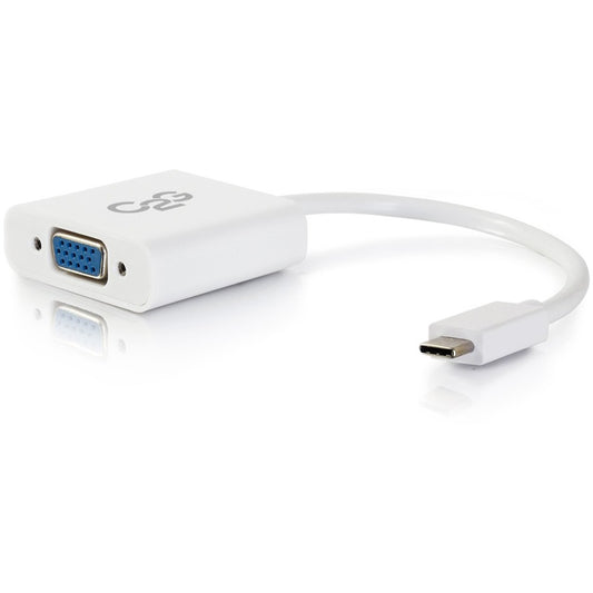 Adaptateur vidéo USB-C vers VGA C2G - Blanc 29472