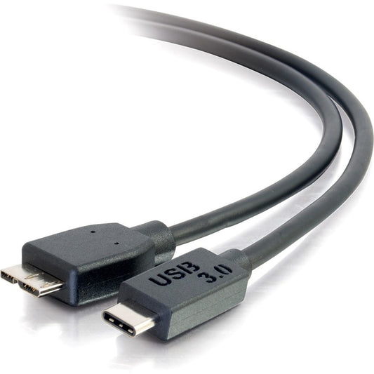 Câble USB 3.0 USB-C vers USB-Micro B M/M de 3 pieds de C2G - Noir 28862