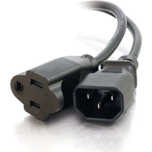 Cordon d'alimentation pour moniteur C2G 6 pieds 18 AWG (IEC320C14 vers NEMA 5-15R) 03148