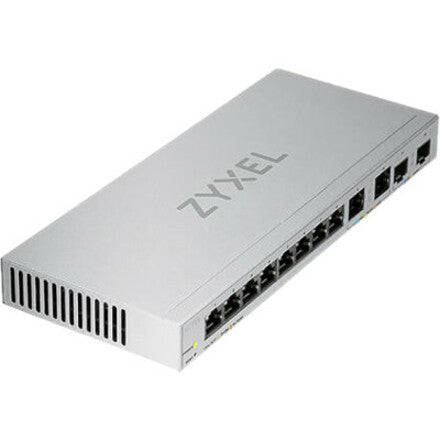 Commutateur multi-Gigabit géré par le Web ZYXEL 12 ports avec 2 ports 2,5G et 2 ports 10G SFP+ XGS1210-12