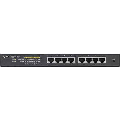 Commutateur PoE intelligent géré GbE 8 ports ZYXEL GS1900-8HP