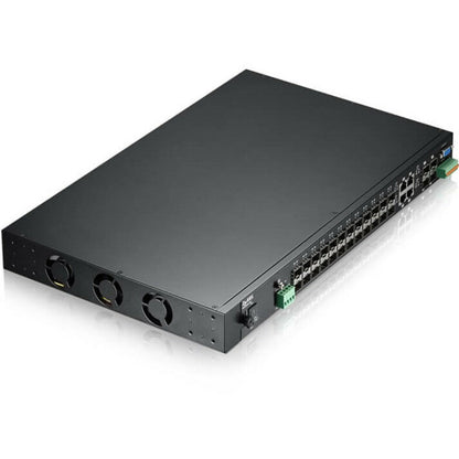 Commutateur Ethernet Gigabit de couche 2 de classe Telco ZYXEL MGS3520-28FDC