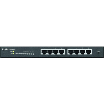 Commutateur intelligent géré GbE 8 ports ZYXEL GS1900-8