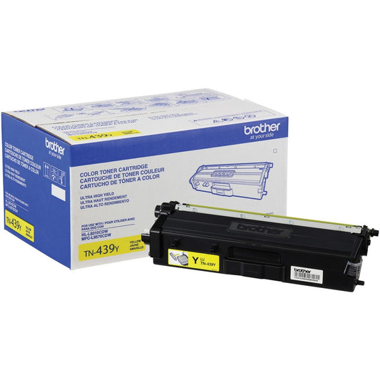 Cartouche de toner laser à très haut rendement d'origine Brother TN439Y - Jaune - 1 unité TN439Y