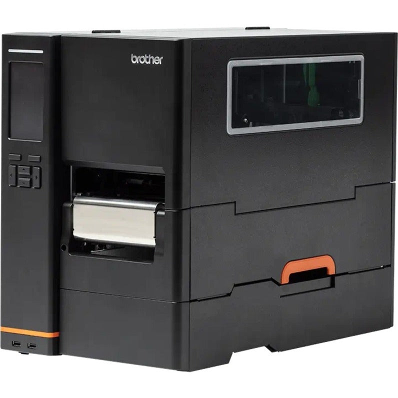 Brother TJ-4422TN Industrial Direct Thermal/Thermal Transfer Printer - Monochrome - Label Print - Ethernet - USB - Serial TJ4422TN