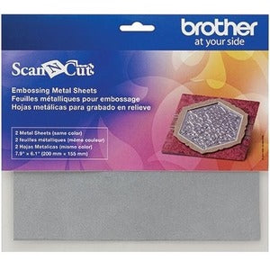 Feuilles de métal argentées pour gaufrage Brother CAEBSSMS1
