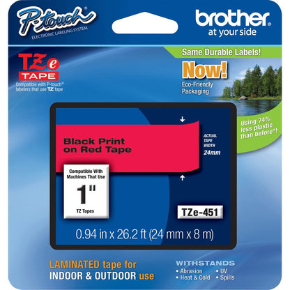 Cartouches de ruban laminé Brother P-touch TZe TZE-451
