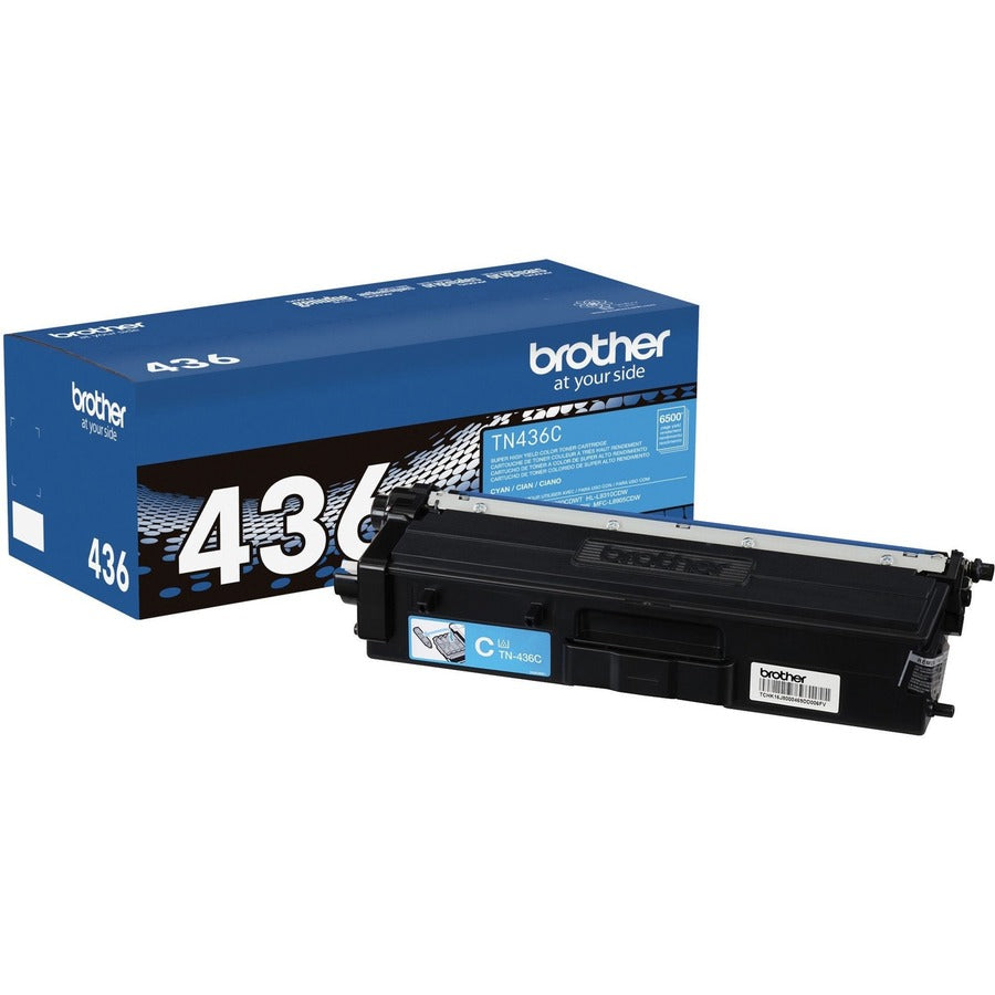 Brother TN436C Original Laser Toner Cartridge - Cyan - 1 Each TN436C