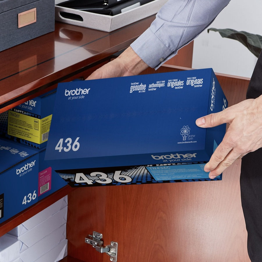 Brother TN436C Original Laser Toner Cartridge - Cyan - 1 Each TN436C