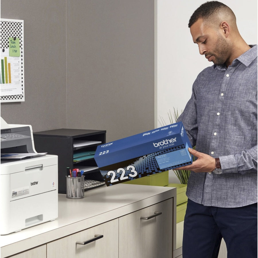 Brother TN-223C Original Standard Yield Laser Toner Cartridge - Cyan - 1 Each TN223C