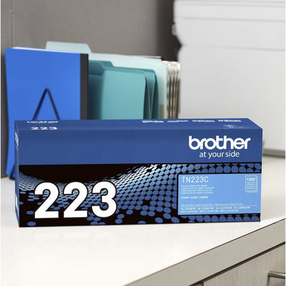 Brother TN-223C Original Standard Yield Laser Toner Cartridge - Cyan - 1 Each TN223C