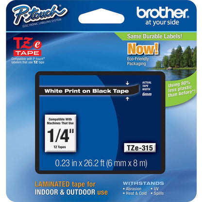 Cartouches de ruban laminé Brother P-touch TZe TZE315