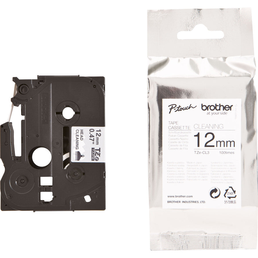 Ruban de nettoyage Brother TZe-CL3 12 mm TZECL3