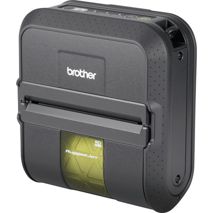 Brother RuggedJet RJ4040-K Direct Thermal Printer - Monochrome - Portable - Label Print - USB - Serial - Battery Included RJ4040-K