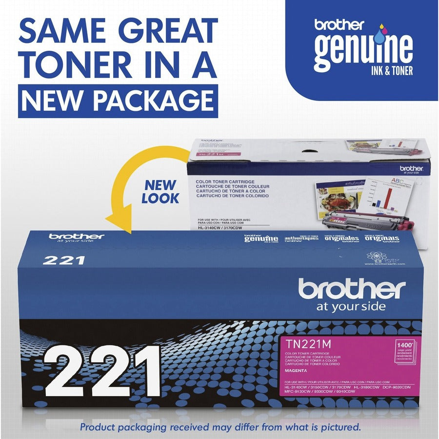 Cartouche de toner d'origine Brother TN221M TN221M