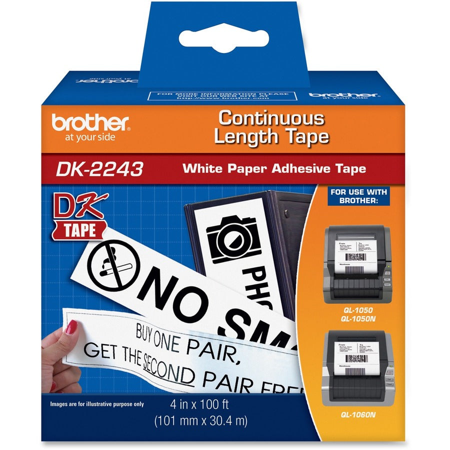 Brother DK2243 Continuous Length Paper Labels DK2243
