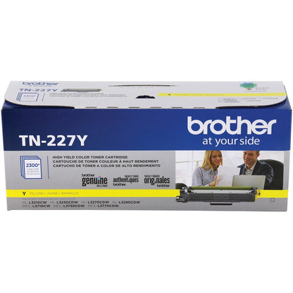 Brother TN-227Y Original High Yield Laser Toner Cartridge - Yellow - 1 Each TN227Y